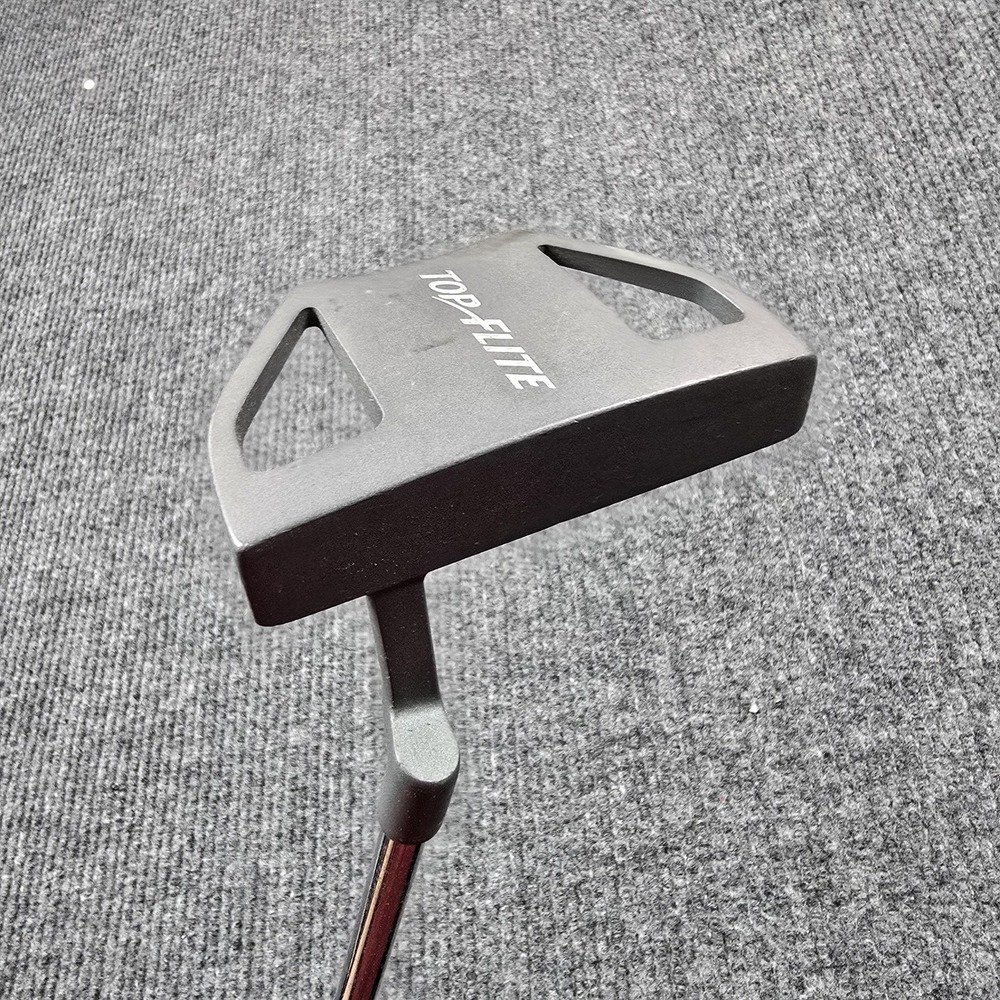 Top Flite Mallet Putter‎ Steel Shaft Gray Golf Club Mens Right Handed RH